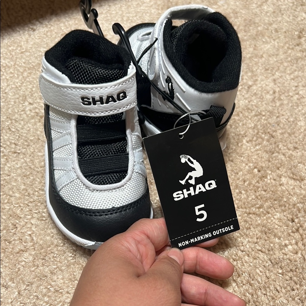 Kids' Black and White Sneakers